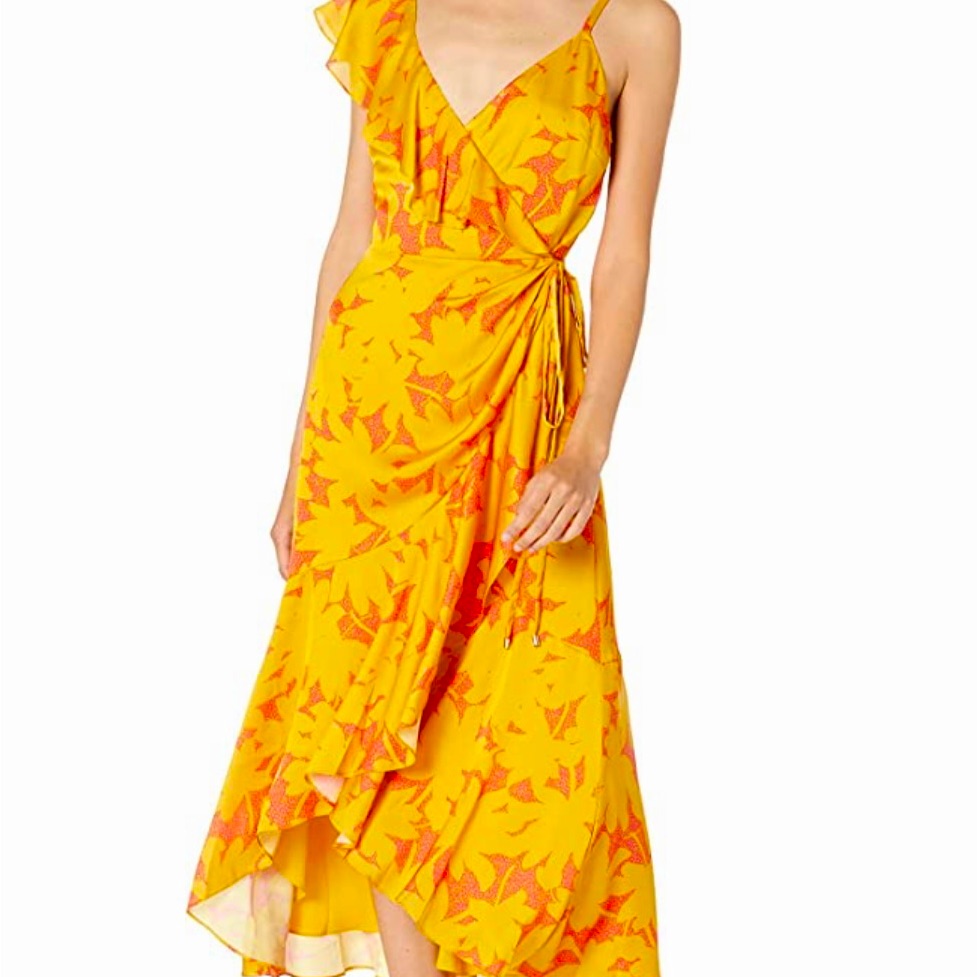 Ted Baker Saraaa Ruffle Midi Wrap Dress
